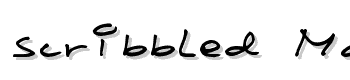 Scribbled-Monkey font